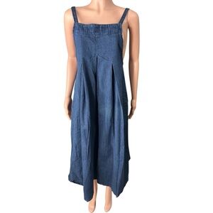 Women's Stylish Blue Denim Overalls